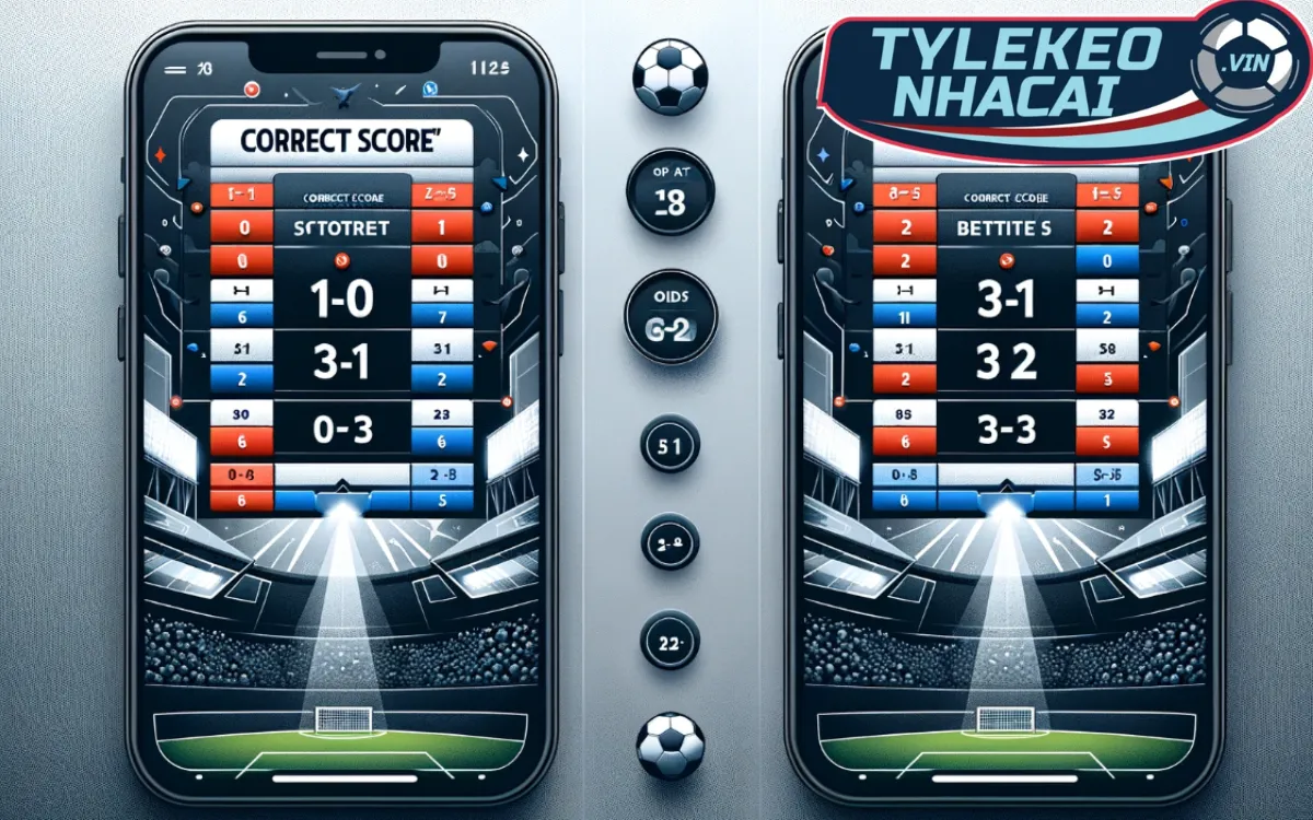 Một vài loại Kèo tỷ số chính xác phổ biến nhất hiện nay